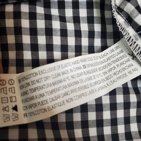 NWT F21 | Off the Shoulder Gingham Top - Picture 5 of 5